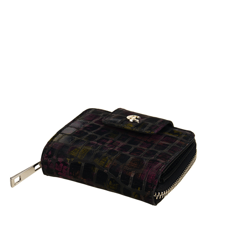 Skórzany portfel damski Canaletto kolorowy z naturalnej skóry licowej PD1023cs326 RFID