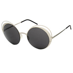 Okulary ITALIA INDEPENDENT 0220-075-075. Okulary przeciwsłoneczne, Kolor szary. Kobieta.