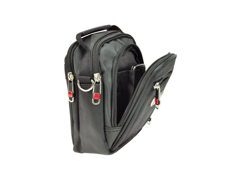 Bag Street męska saszetka na ramię materiałowa z kieszeniami torba miejska