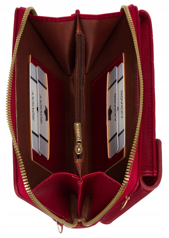 Damski portfel ze skóry ekologicznej Cavaldi M-09