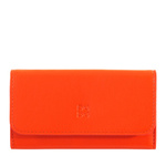 DUDU Minimal Leather Key Holder Portfel z etui na 5 breloków i zapięciem na zatrzask, kolorowy wzór