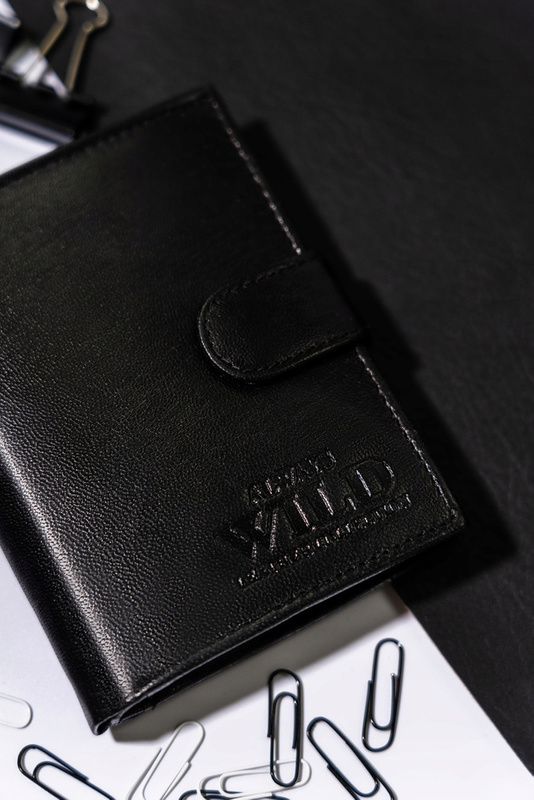 Skórzany męski portfel Wild N4-CHM-NL RFID