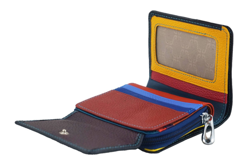 Portfel skórzany młodzieżowy - Zielony