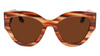 Okulary VICTORIA BECKHAM VB628S-230. Okulary przeciwsłoneczne, Kolor brązowy. Kobieta.