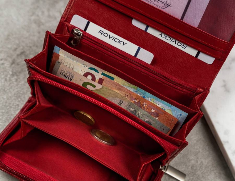 Podłużny damski klasyczny portfel od 4U Cavaldi