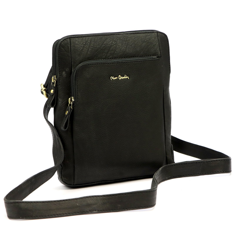 Saszetka męska z naturalnej skóry Pierre Cardin TILAK112 9423