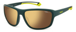 Okulary POLAROID PLD7049SGP7. Okulary przeciwsłoneczne, Kolor zielony. Unisex.