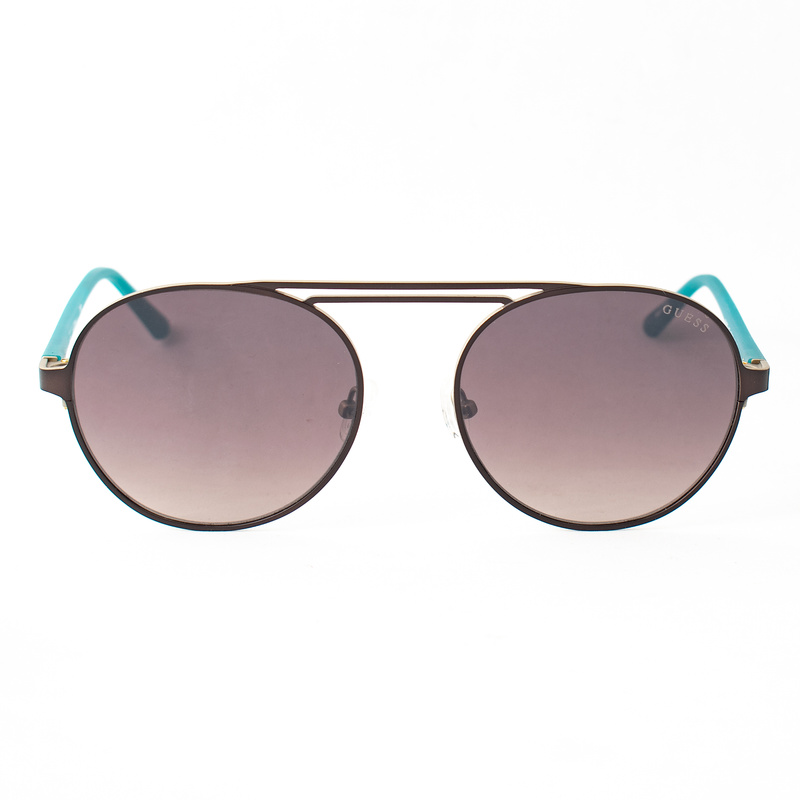 Okulary GUESS GU3028S-49F. Okulary przeciwsłoneczne, Kolor zielony. Unisex.