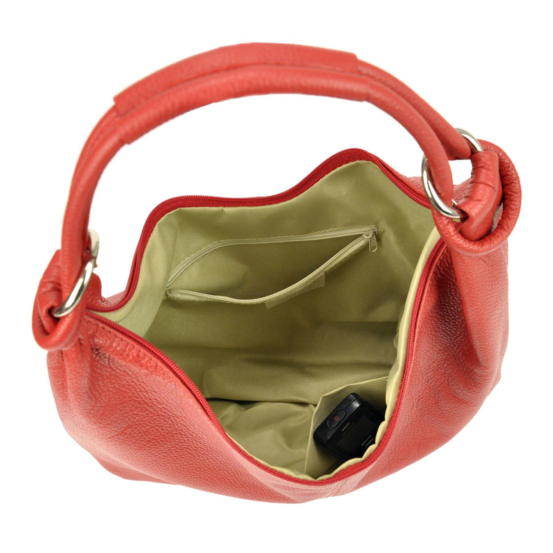 Damska torebka ze skóry naturalnej zgrabna shopperbag na ramię Serena