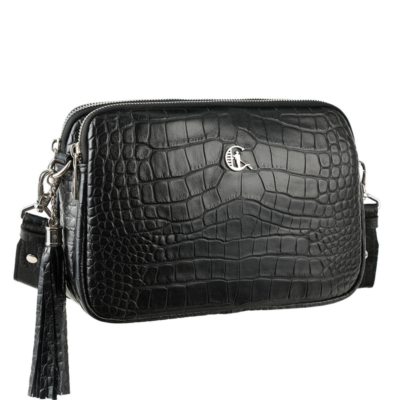 Elegancka listonoszka Canaletto – skóra z wzorem krokodyla TD830s121