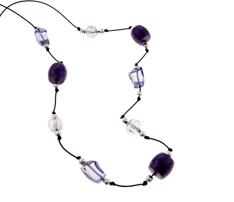 Biżuteria CRISTIAN LAY 43122100. CHOKER, Kolor PURPLE. Kobieta.