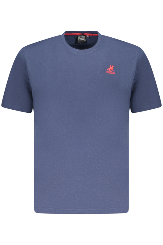 Koszulka męska z krótkim rękawem US GRAND w kolorze niebieskim