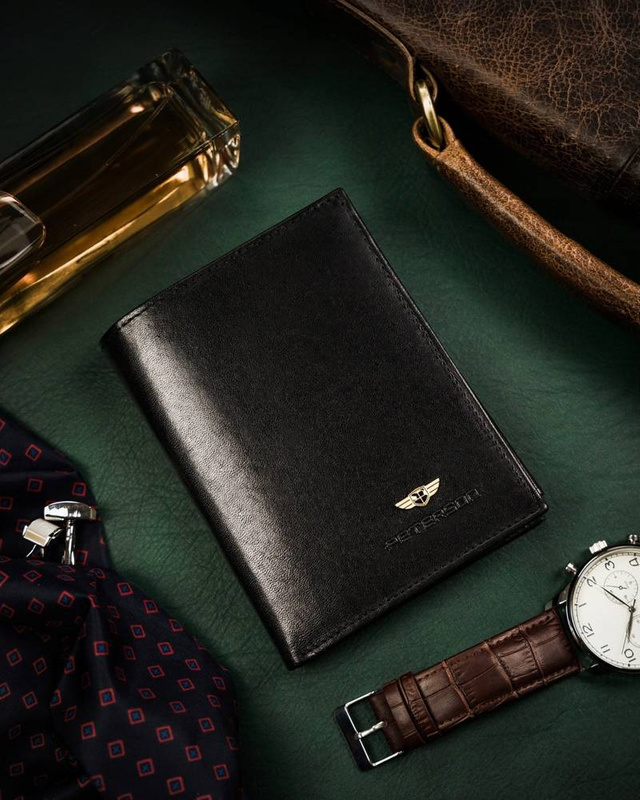 Skórzany męski portfel Peterson PTN N104-VT