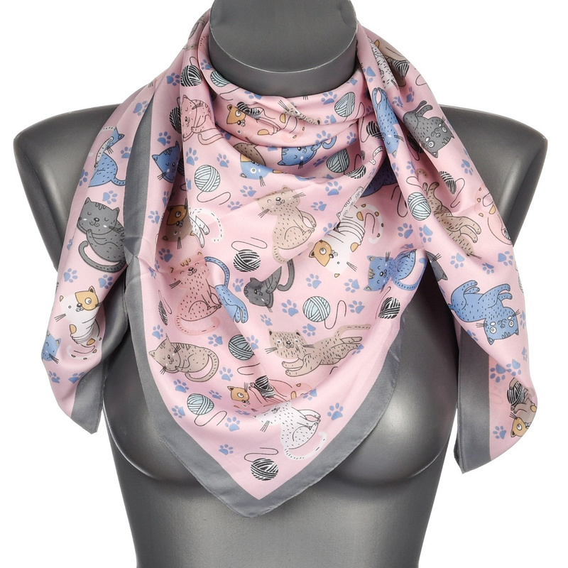 Chusta damska apaszka pod szyję lekka elegancka oryginalna MDB-44