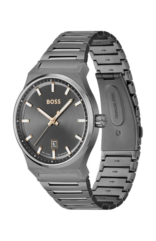 Zegarek BOSS 1514078. Kwarcowy, Kolor szary. Mężczyzna.