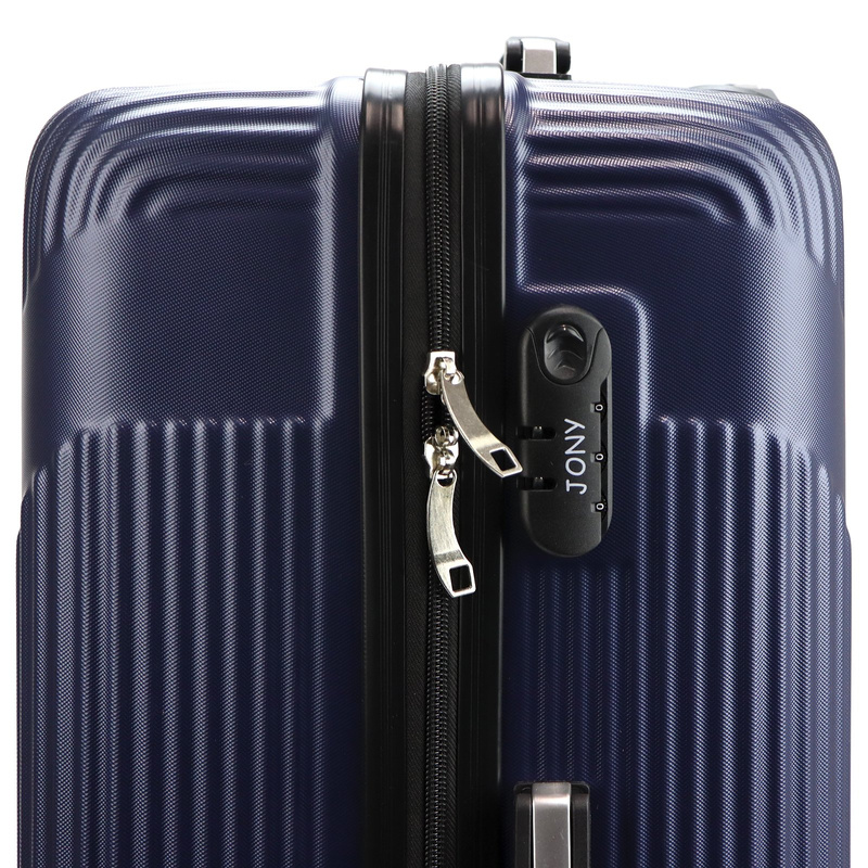 Jony zestaw walizek podróżnych na kółkach twarde materiał ABS z rączką