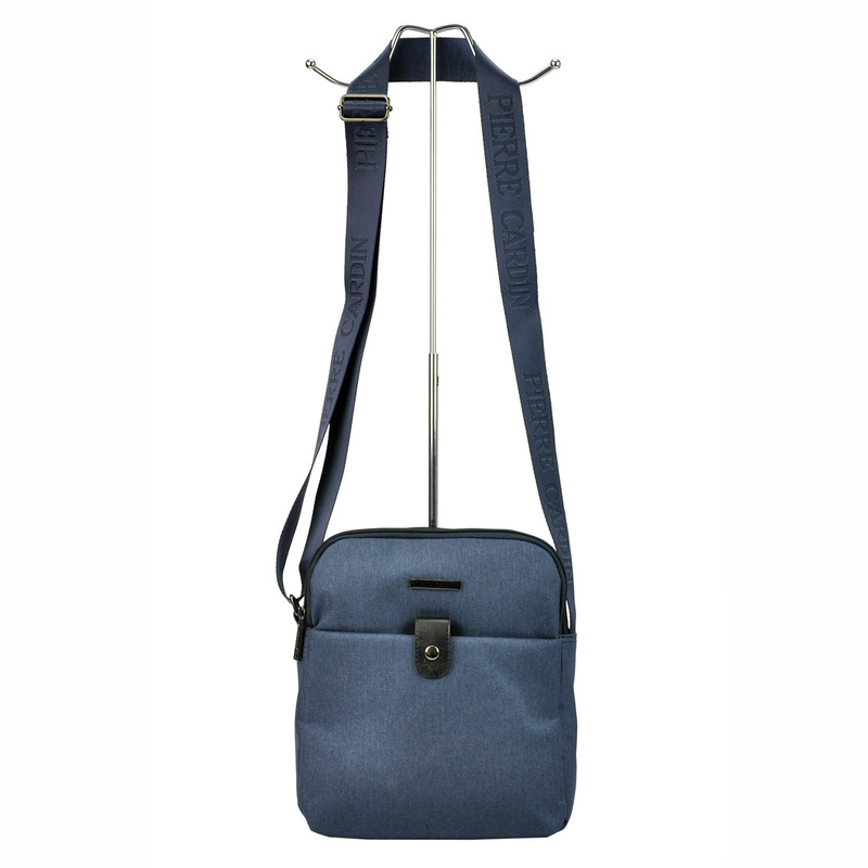 Pierre Cardin męska saszetka przez ramię miejska dwukomorowa torba