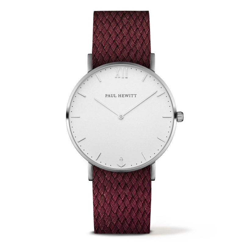 Zegarek PAUL HEWITT PH-SA-SSTW19M. Kwarcowy, Kolor biały. Unisex.