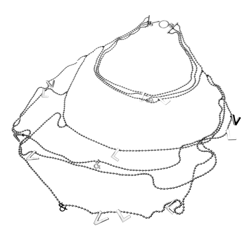 Biżuteria VICTORIO & LUCCHINO VJ0001CO. Naszyjnik, Kolor srebrny. Kobieta.