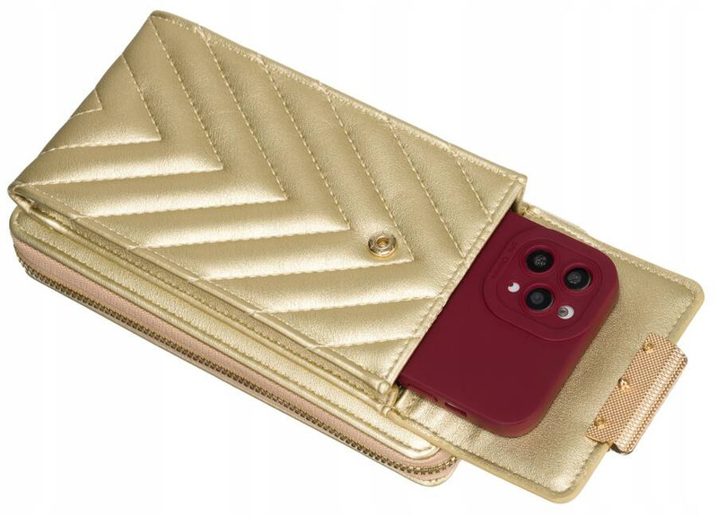 Damski portfel z paskiem etui na telefon Cavaldi
