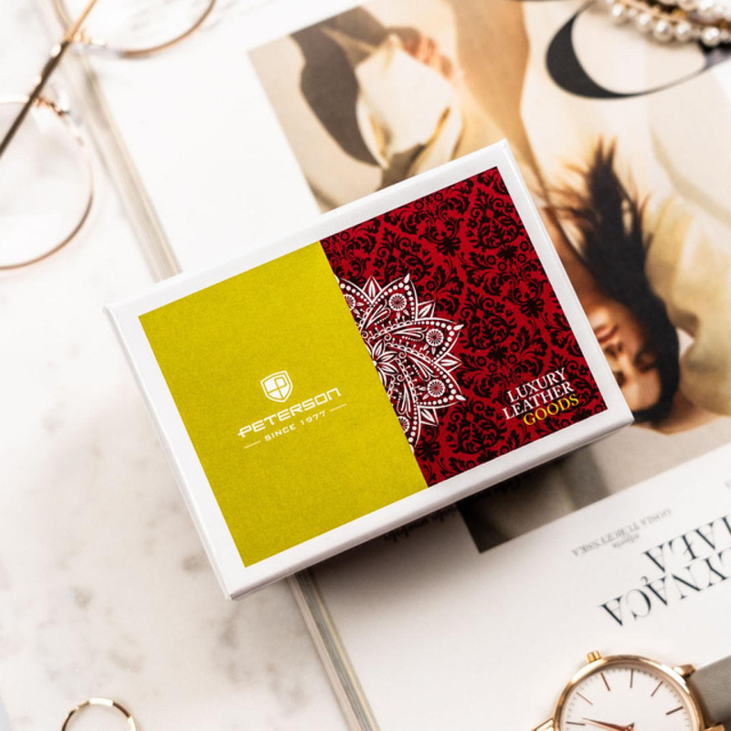 Skórzany damski portfel Peterson PTN BC-423229