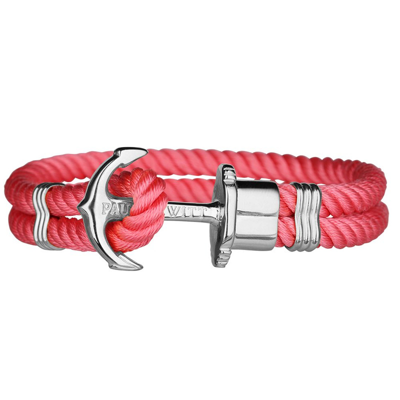 Biżuteria PAUL HEWITT PH-PHNSCBXXXL. Bransoletka, Kolor różowy. Unisex.