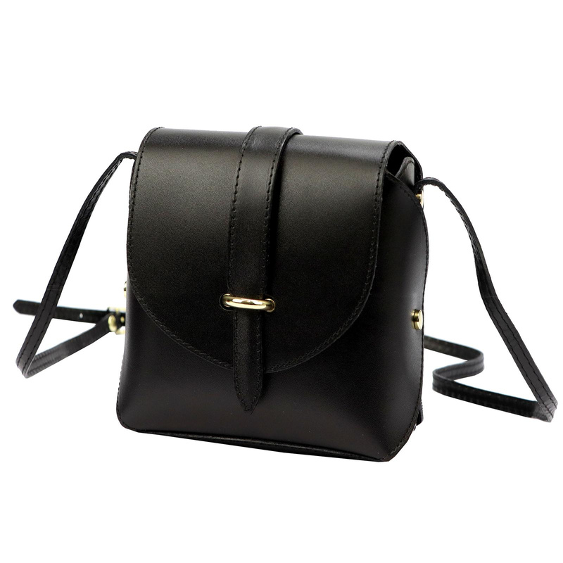 Gregorio damska listonoszka skora naturalna torebka z klapą na ramię