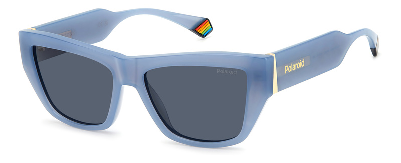 Okulary POLAROID PLD6210SXMVU. Okulary przeciwsłoneczne, Kolor niebieski. Kobieta.