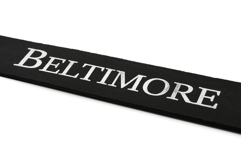 Beltimore skórzany damski pasek antyalergiczny do spodni 3 cm czarny bezniklowy U42 : Kolory - czarny, Rozmiar pasków - r.115-130 cm
