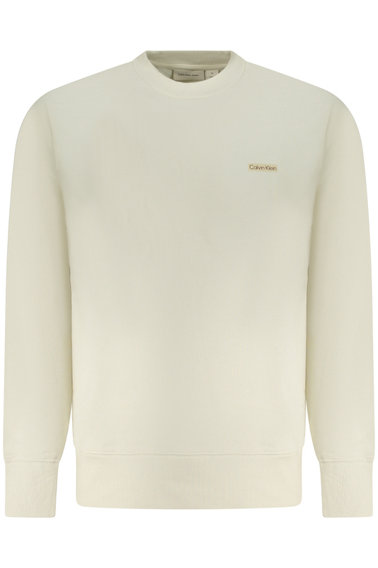 CALVIN KLEIN BLUZA BEZ ZAMKA MĘSKA BEŻOWA