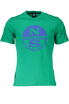 NORTH SAILS T-SHIRT Z KRÓTKIM RĘKAWEM MĘSKI ZIELONY