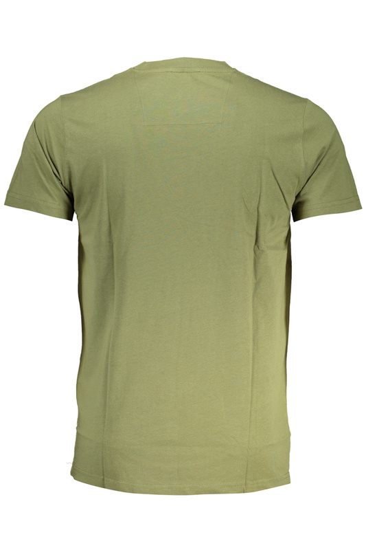 ZIELONY T-SHIRT MĘSKI Z KRÓTKIM RĘKAWEM KLASY CAVALLI