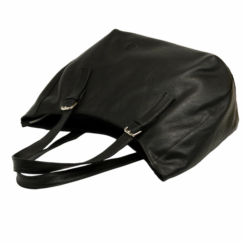 Duża stylowa shopperbag na ramię skórzana Voyager
