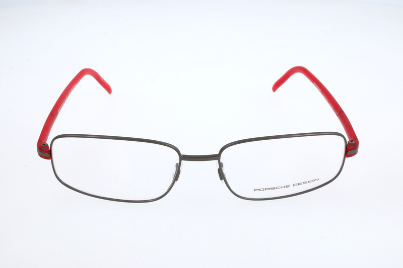 Okulary PORSCHE DESIGN P8125-D. Okulary korekcyjne, Kolor czerwony. Mężczyzna.