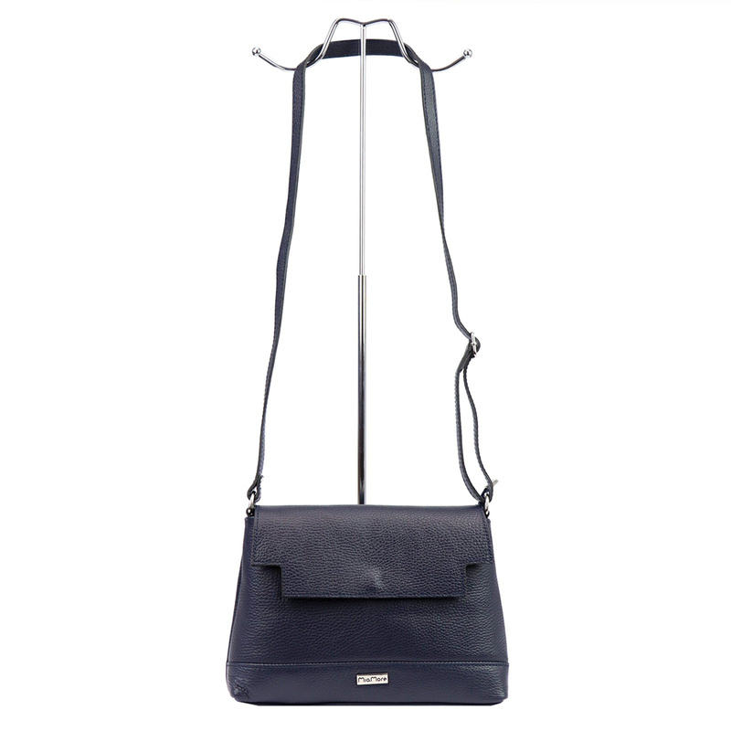 MiaMore damska listonoszka przez ramię skóra naturalna torebka z klapą