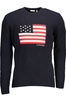 SWETER POLO US MĘSKI NIEBIESKI