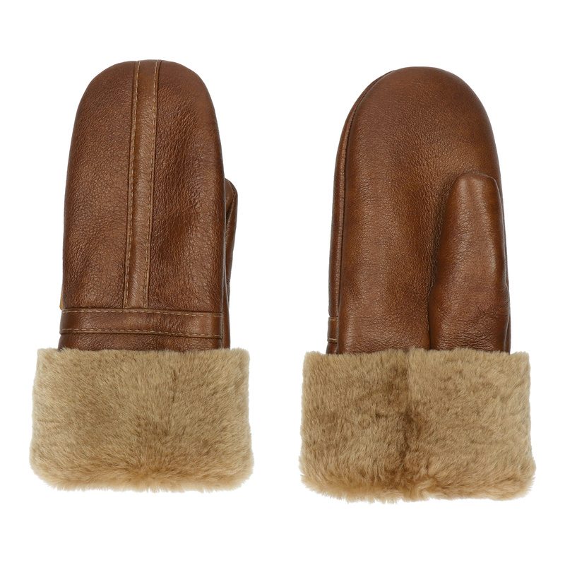 Ciepła damska rękawiczka z jednym palcem, kożuchowa Podhale