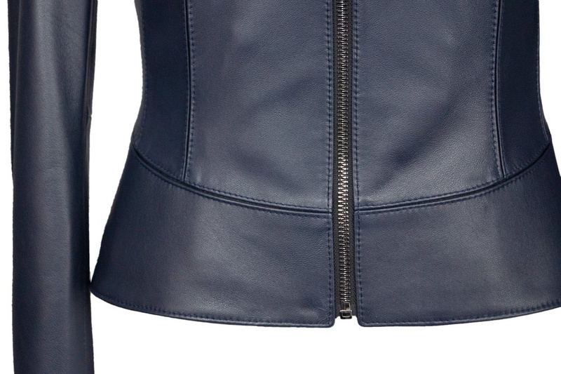 Bukowski Kurtka skórzana Adele damska suwak casual stylowa