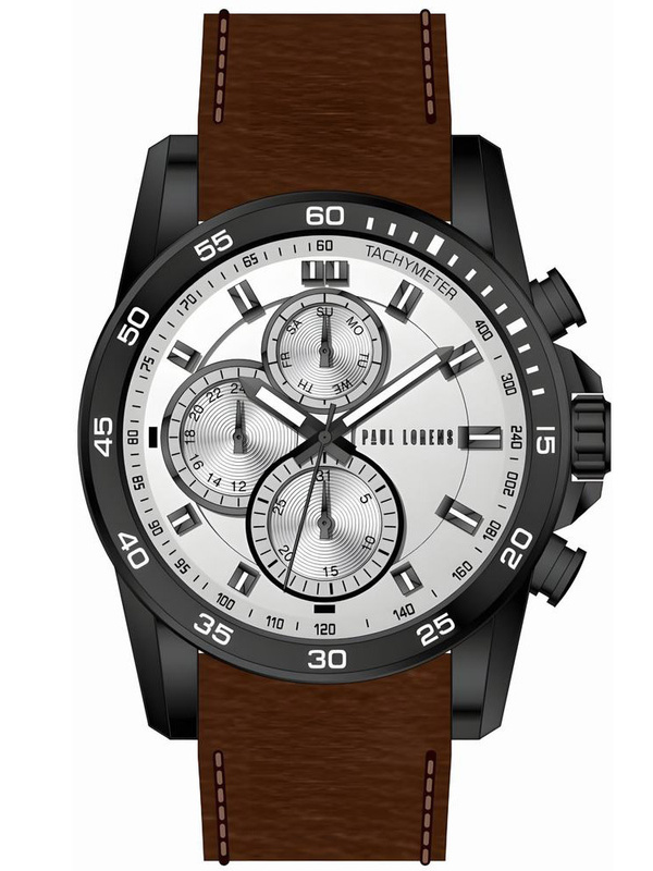 ZEGAREK MĘSKI PAUL LORENS -  PL9753A8-3B1  (zg364g) + BOX
