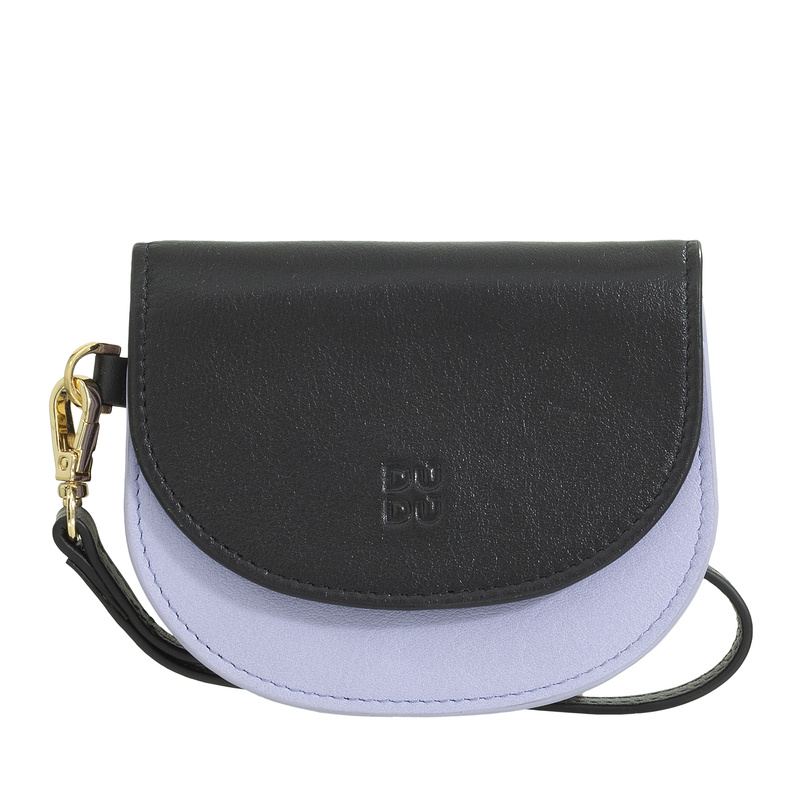 DUDU Damska portmonetka skóra naturalna mały portfel kompaktowy