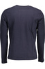 US POLO T-SHIRT MĘSKI Z DŁUGIM RĘKAWEM NIEBIESKI