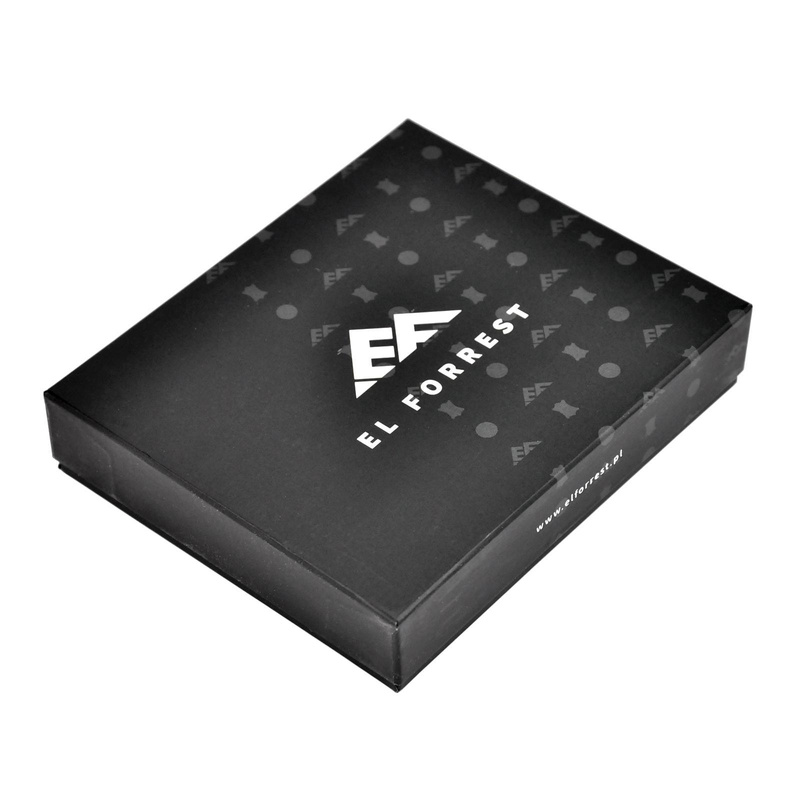 Elegancki Skórzany męski portfel EL FORREST z RFID