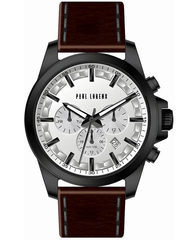 ZEGAREK MĘSKI PAUL LORENS - PL20010A-3B1 (zg379f) + BOX