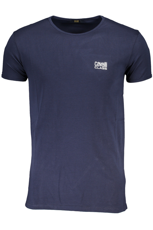 T-SHIRT MĘSKI Z KRÓTKIM RĘKAWEM KLASY CAVALLI CZARNA