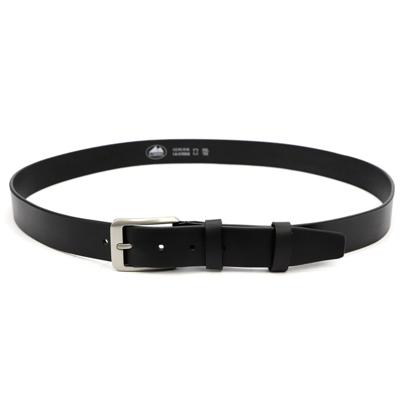 EL FORREST męski pasek do spodni skóra naturalna klasyczna klamra stylowy