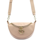 Skórzana stylowa damska listonoszka przez ramię