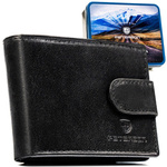 Skórzany męski portfel Peterson PTN RM-22L-BUF