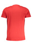 T-SHIRT M�SKI Z KR�TKIM R�KAWEM KLASY CAVALLI CZERWONY