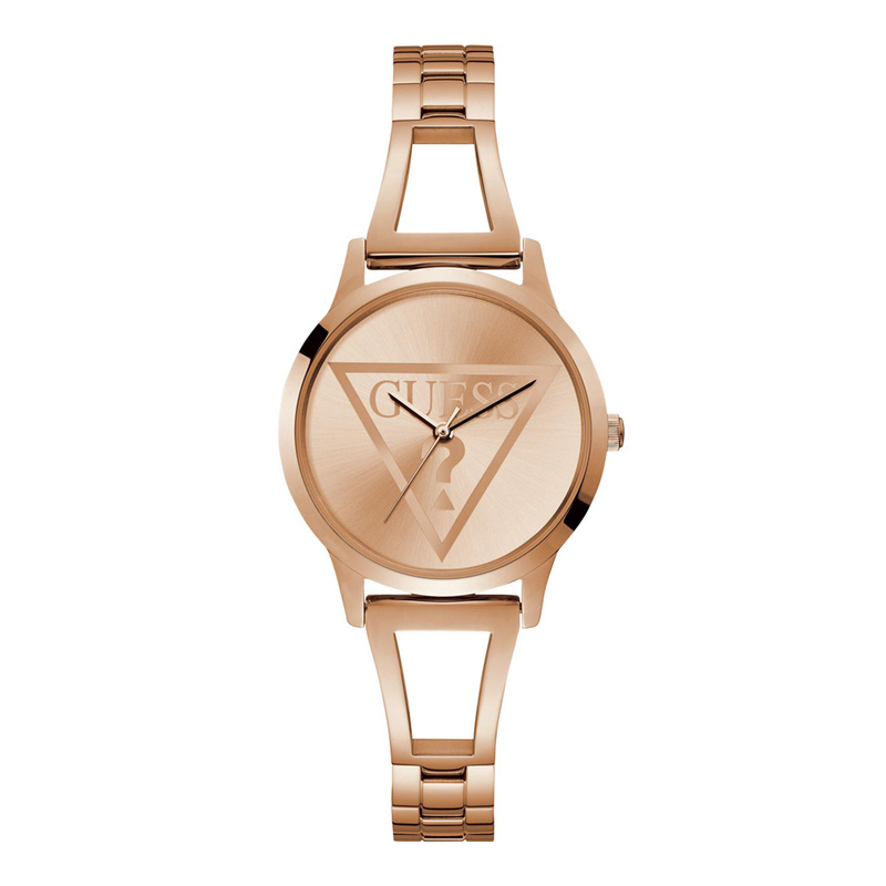 Zegarek GUESS W1145L4. Kwarcowy, Kolor różowy. Kobieta.