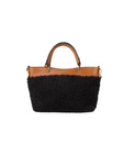 Damska torebka tote Giulia Monti GM1603 czarno-koniakowa
